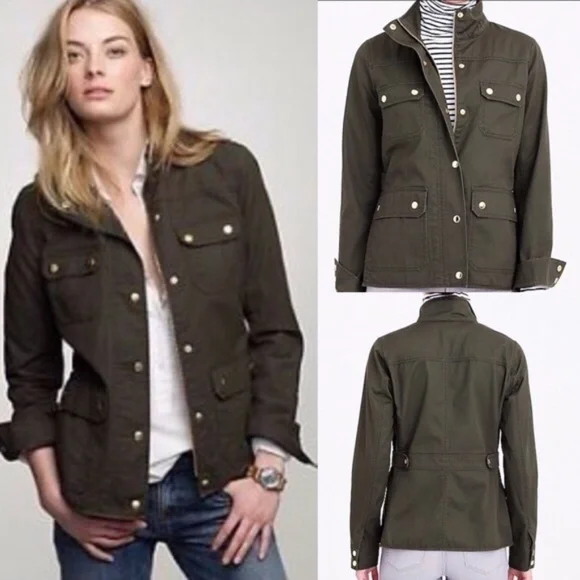 J. Crew Relaxed Boyfriend Field Jacket - Picture 2 of 8